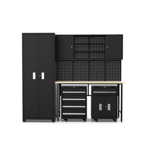 Armoire à outils JZD de <span class=keywords><strong>72</strong></span> pouces |   Chariot à outils avec roulettes, boîte à outils, chariot d'atelier avec outils, rangement modulaire pour garage - Product Image 1