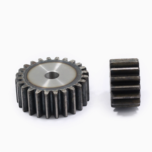 Ingranaggio Cilindrico 2:1 da 10 a 120 Denti, Spessore 20 mm, Acciaio Inossidabile Nero Lucidato, Ruota Motrice - Product Image 4