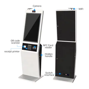 32 zoll kiosk mit selbstbedienung bestellmaschine zahlungsterminal selbstverkauf bestellung für restaurant selbstbedienung kiosk