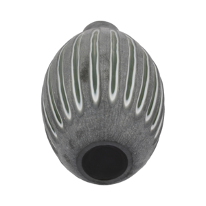 Vaso Ovale Decorativo Moderno in Vetro con Profilo Scolpito per Soggiorno, Camera da Letto, Ufficio e Tavolo - Product Image 6