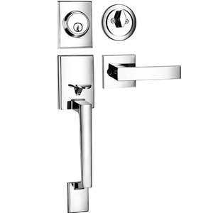 El último juego de cerradura de manija de puerta delantera de hotel moderno al por mayor con fácil instalación - Product Image 3