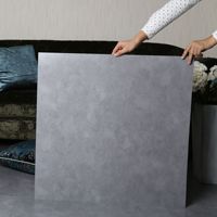Baldosa de Cuero para Piso con Patrón de Piedra de PVC de 1.5 mm de Espesor, de Alta Luminosidad, Resistente al Agua y al Desgaste, Venta al por Mayor