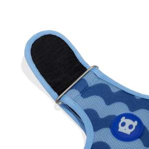 Harnais réglable en maille Swell à motif vague bleue pour chien - Product Image 3