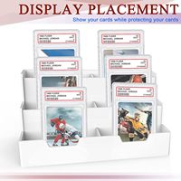 Vente en gros Sports Baseball Gaming Grading Card Holder Acrylique Graded Sports Poke Card Slab pour affichage à collectionner