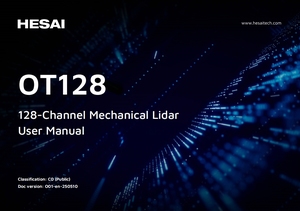 HESAI OT128 128-Channel High-Performance Auto-Grade 360&deg; Long-<strong>Range</strong> Lidar Flagship <strong>Motion</strong> &amp; Position Sensor - Product Image 4