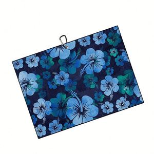 Serviette de golf en microfibre à impression numérique en gros - Cadeau pour hommes, époux, golfeurs - Chiffon de nettoyage pour balles et clubs de golf - Product Image 1