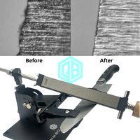 Affûteur de couteaux multi-angles QB et guide d'affûtage de précision - Outil professionnel pour couteaux de cuisine/de chef et entretien des couteaux domestiques
