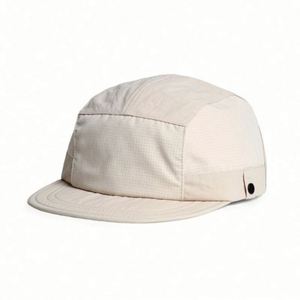 Lightweight Breathable Quick-drying Spliced Baseball Cap Unisex Common Canvas Four Seasons Outdoor Leisure Sun <b>Hat</b> <b>Flat</b> Brim Cap - Product Image 3