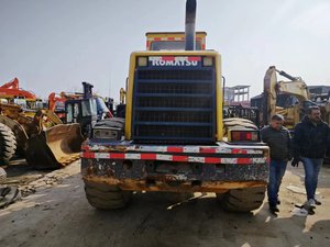 Used Original Komatsu WA380-3 Mini Wheel <b>Loader</b> with Core Engine & Pump Components <b>Low</b> Price Front <b>Loader</b> - Product Image 4