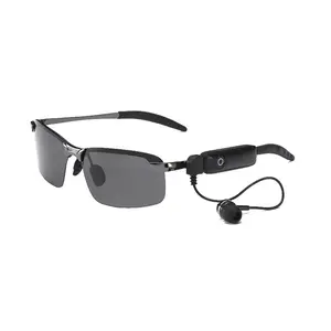 2022 Level CD Dekoder Audio Kacamata Hitam Terpolarisasi Lunette Audio dengan Speaker Ciclismo Ecour Sans Fil Lunettes Bluetooth