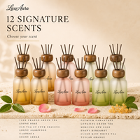 Diffuseur de parfum sans flamme à bâtonnets pour studio de yoga, spa, salle de massage, chambre à coucher – Désodorisant relaxant et décoratif