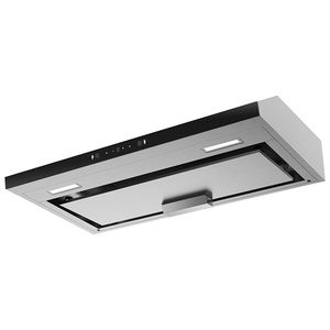 Hotte de cuisine électrique 110V avec contrôle tactile Extracteur de <span class=keywords><strong>cheminée</strong></span> en acier inoxydable Lumière LED Hotte de cuisinière canalisée Usage domestique - Product Image 4