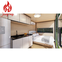 Villa miniature préfabriquée modulaire en acier, capsule de couchage pour le camping, capsule spatiale, maison pour application hôtelière, bureau à domicile