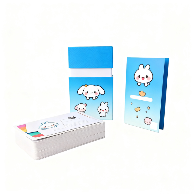 Customizable Eco-Friendly Recyclable Family-Focused Positive Affirmation Flash Cards Talking Feature Glossy Finish Printing