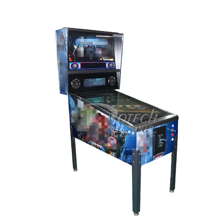 Mesin Game Pinball Virtual 863 3D, 3 Layar Game Pinball Arcade