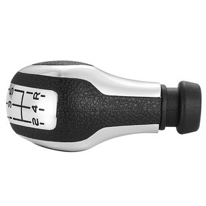 Pommeau de levier de vitesse en cuir, 5 vitesses, ergonomique, pour Citron C3 C4 - Product Image 3