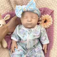 Poupée Bébé Reborn en Silicone Nude à Peindre Soi-même, Kit Nouveau-né Inachevé pour Création Artistique