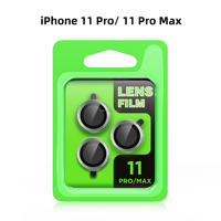 Protection d'objectif d'appareil photo en verre trempé métallique Ultra Plus à installation facile pour iPhone 17 16 Pro