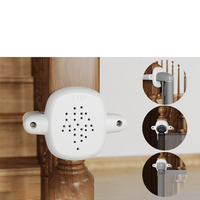 Adaptateur de seuil de porte en plastique rétractable Prodigy SGA01 pour escalier intérieur/extérieur, en forme de pomme, gris, pour la sécurité des bébés, sans perçage