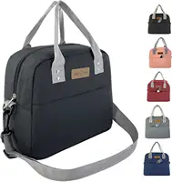 कूलर बैग अछूता बैग Leakproof दोपहर के भोजन के कूलर ढोना बहु-वयस्क और बच्चों के लिए जेब के साथ अछूता थर्मल बी