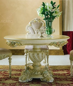 Bàn Ăn Chạm Khắc Kiểu Pháp Bằng Gỗ Cổ Cao Dát Hàng Thiết Kế Kiểu Ý - Product Image 2