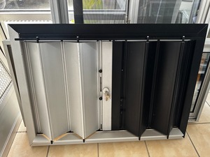 Commercio all'ingrosso moderno alluminio feritoia <span class=keywords><strong>finestra</strong></span> formica-vento uragano otturatore tifone persiane - Product Image 6