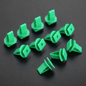 Green Plastic <b>Car</b> Body Trim <b>Clips</b> For Honda Accord Civic Fit Odyssey 8mm Fasteners - Product Image 2