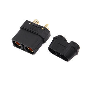 Conjunto de Conectores Negros de Alta Corriente XT90H-F XT90H-M 45A-90A, Conectores de Cobre Chapados en Oro para Batería y Cargador LiPo RC - Product Image 5