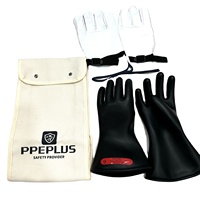 Gants en caoutchouc électriques LEC pour travaux sous tension, protection électrique, anti-choc, gants isolants pour électriciens, gants en latex décalibrés