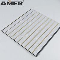 Plaque de plafond en PVC Amer, grande quantité en stock, imperméable, anti-poussière, facile à installer, pour la décoration intérieure de maisons familiales modernes