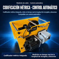 Système de treuil servo PLC intelligent avec guide-câble automatique à vis sans fin |   Treuil de positionnement haute précision pour treuil industriel ODM