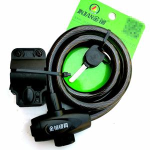 Candado para Bicicleta Jinjian 588A, Cable de Acero de 12 mm, Antirrobo, con Llave, para Bicicleta de Montaña - Product Image 4