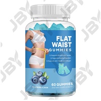 Complément alimentaire JBY Flat Waist Gummies pour une taille plate, gummies détox sans effort