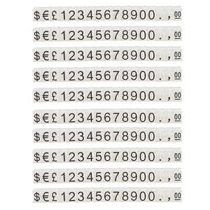 Alfanümerik Çıkarılabilir Geri Dönüştürülebilir Katlanabilir Döner Modern Özelleştirilmiş Saat Elektronik Ürünleri Mücevher Fiyat Gösterge Etiketleri Lüks Ürünler İçin - Product Image 1