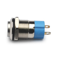 Tombol Tekan on/off sementara logam besar Aksesori instrumen musik sakelar sirkuit Power-off amplifier gitar daya