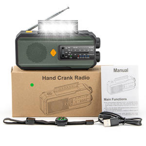 Radio Solar de Manivela para Exteriores AM FM WB con Linterna LED, Banco de Energía, Alarma, para Supervivencia, Camping y Senderismo - Product Image 5