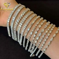 Bracelet tennis en or blanc 10k 14k 18k certifié IGI, bijoux fins, toutes tailles et formes, diamants cultivés en laboratoire, pavé de diamants