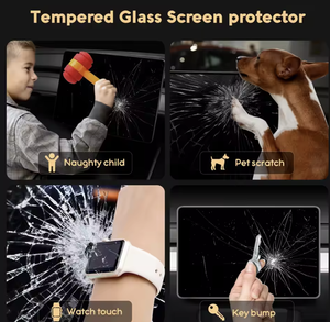 Film de protection en acier pour écran avant et arrière pour Tesla Model 3/Y Finition mate / Film en verre trempé haute définition - Product Image 6