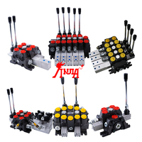 Penjualan langsung pabrik Distributor Manual Hydraulic Ulis tuas spool katup kontrol arah Monoblock