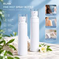 Bouteille pulvérisateur en plastique 60 ml avec étiquette personnalisée, vaporisateur continu pour coiffure, flacon pompe à lotion fin et haut