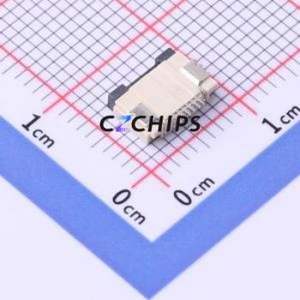 FPC-0.5FX-6PWBH20 FFC/FPC Connector SMD,P=0.5mm Connector Flip Cover Type Bottom Contact 6P 0.5mm - Product Image 2