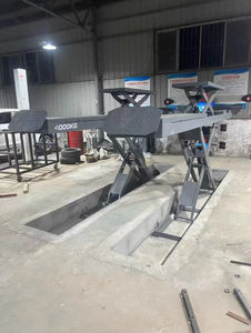 Chariot élévateur à ciseaux hydraulique à double cylindre avec bras articulé, capacité de 3 tonnes, hauteur de levage de 72,8 pouces pour outils de réparation automobile - Product Image 6