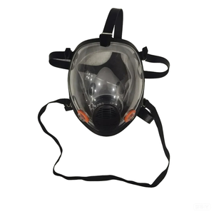 अग्निशामक रासायनिक धूल संरक्षण कारतूस के लिए पूर्ण-फेस श्वासयंत्र, पुनः प्रयोज्य गैस मास्क - Product Image 5