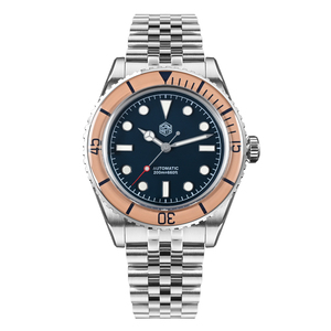San <span class=keywords><strong>Martin</strong></span> SN0133 Vintage luxe hommes montre de plongée 40mm NH35 automatique mécanique saphir lunette J-type Bracelet étanche 200m - Product Image 1