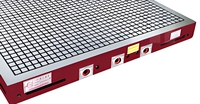 Table à vide CNC modulaire à entrées d'air multiples, prend en charge le serrage simultané de pièces de différentes tailles