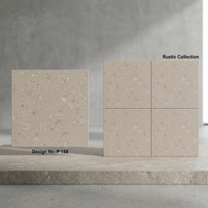 Carreaux de sol extérieurs en porcelaine émaillée numérique effet pierre de pavé 400x400mm, design chinois, haute résistance pour parkings - Product Image 3