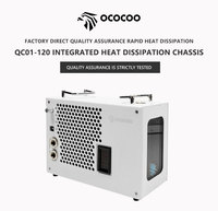 Système de refroidissement liquide externe intégré OCOCOO QC01-120, radiateur en cuivre de 120 mm, refroidisseur pour équipement médical, industriel et laser