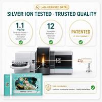 Gel de Soin Intime à l'Argent Colloïdal, Gel d'Hygiène Féminine Apaisant aux Ions d'Argent pour Femmes, Usage Quotidien, Vente en Gros