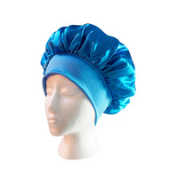 Bonnets de nuit en satin élastiques et ajustables pour femmes et filles, protection des cheveux, vente en gros