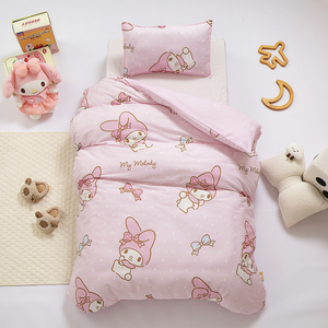 Vente directe d'usine, ensemble de literie pour enfants moderne 100% coton pur, ensemble trois pièces avec motifs de dessins animés, biologique 300tc - Product Image 3